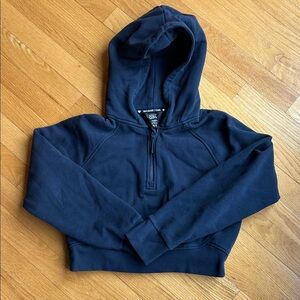 Athleta Girl Dark Blue Zip-Up Hoodie- Simone Biles